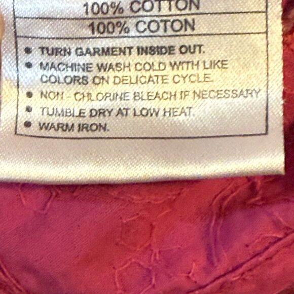 Ariat Women’s XXL Long Sleeve Pearl Snap Pink Embroidered Western Cowgirl - Picture 4 of 6